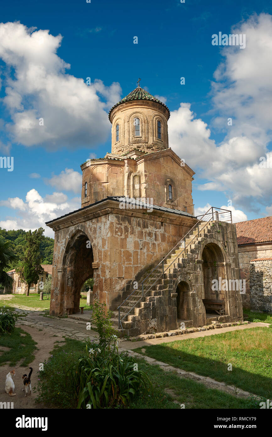 Photos et images de l'église orthodoxe géorgienne de Gelati de Saint Nicholas, 13e siècle. Le complexe monastique de Gelati médiéval près de Koutaïssi dans l'Imereti Banque D'Images