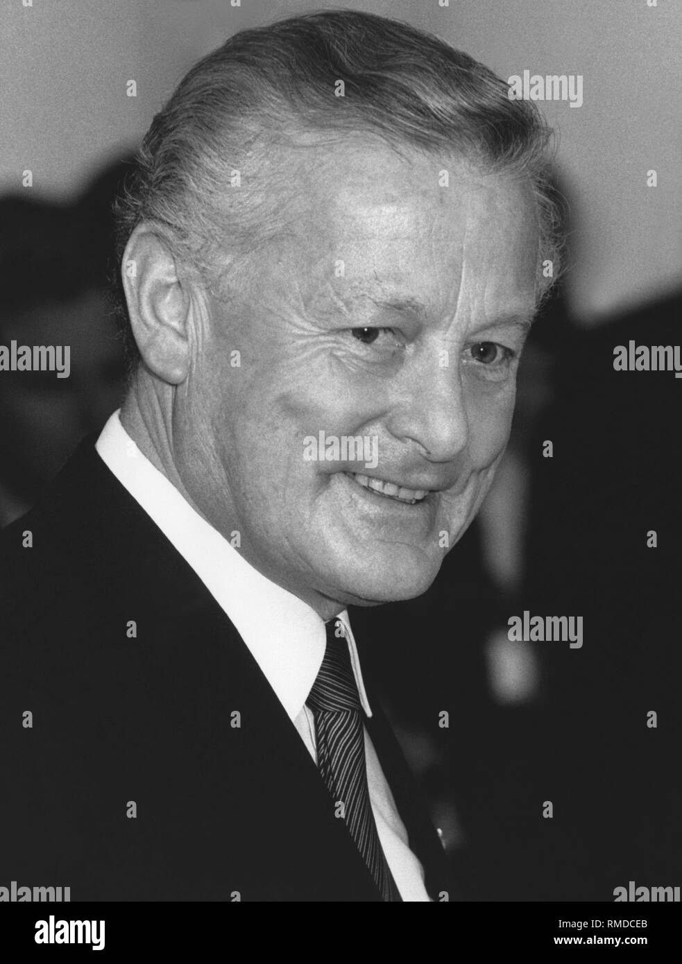 Max Streibl, politicien, CSU, Ministre-président, de l'Allemagne, des portraits Banque D'Images