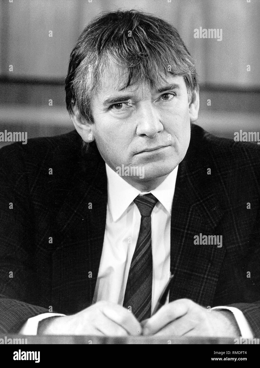 Otto Schily, membre des Verts au Bundestag. Banque D'Images