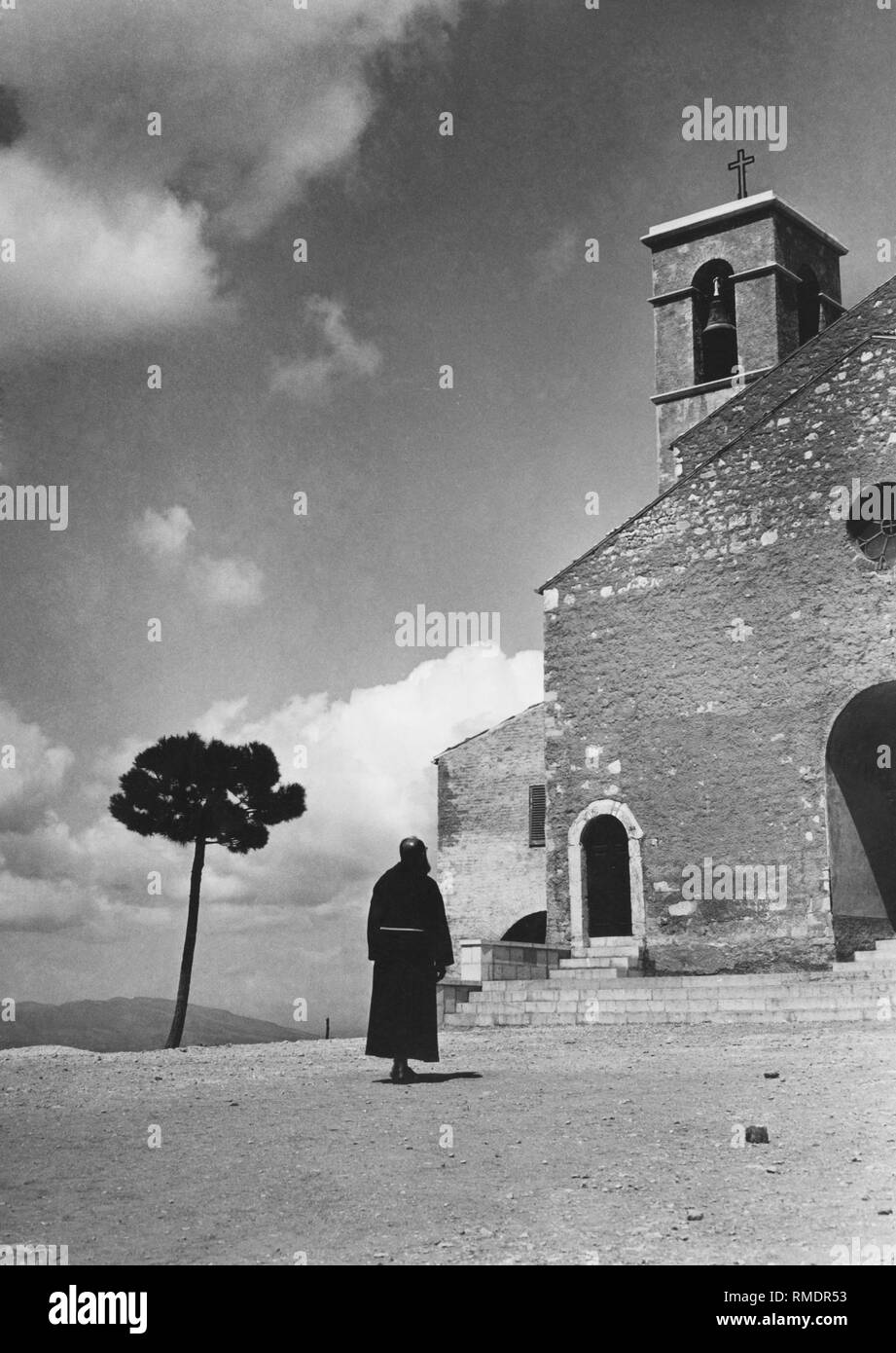 Église de Santa Maria Maggiore, Campobasso, Molise, Italie 1940-50 Banque D'Images