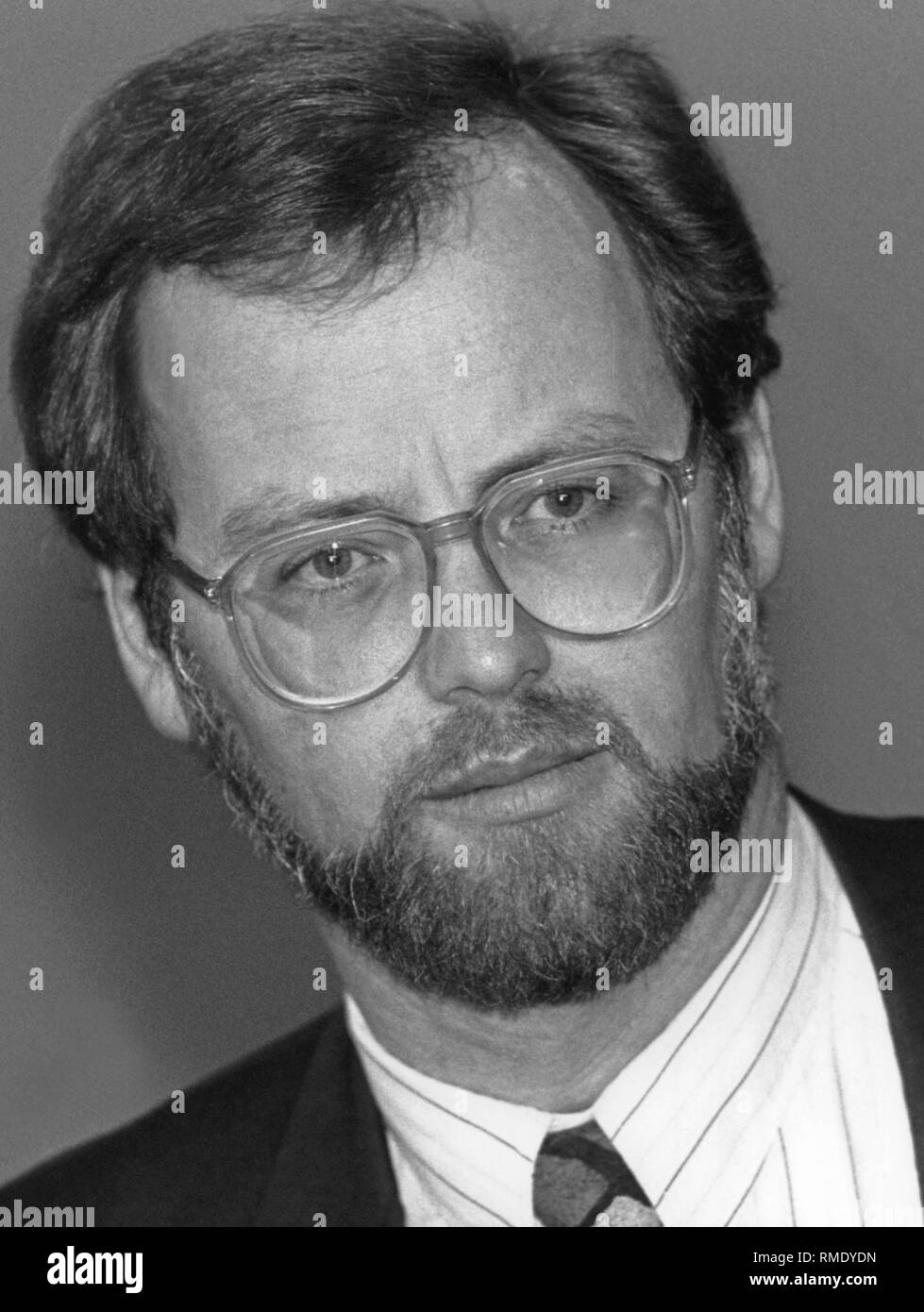 Cette photo montre Rudolf Scharping, candidat du SPD au poste de ministre-président de Rhénanie-Palatinat. Banque D'Images