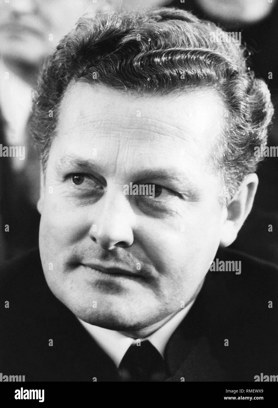 Max Streibl, homme politique bavaroise. Banque D'Images