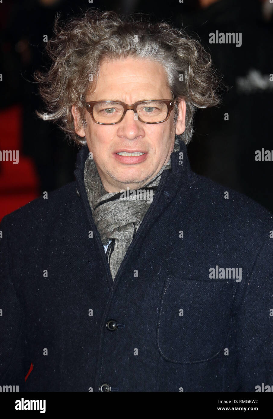 Dec 10, 2015 - Londres, Angleterre, Royaume-Uni - 'Les huit haineux' première européenne, Odeon Leicester Square - La photo montre des arrivées : Dexter Fletcher Banque D'Images