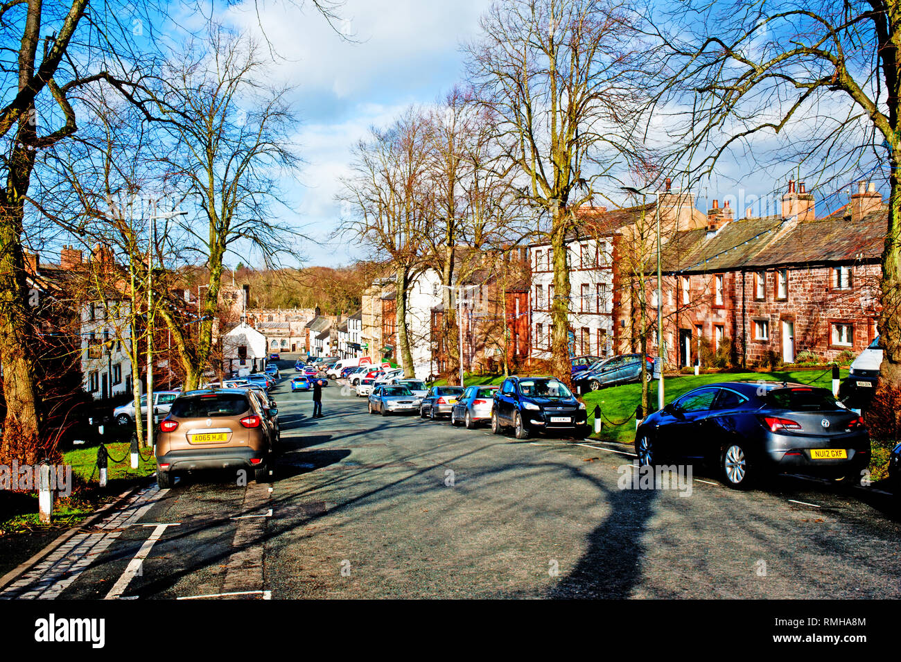 Dans Appleby Westmorland, Cumbria, Angleterre Banque D'Images