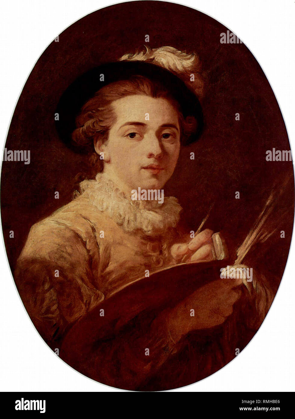 Jean-Honoré Fragonard (1732 - 1806) Artiste peintre Photo Stock - Alamy