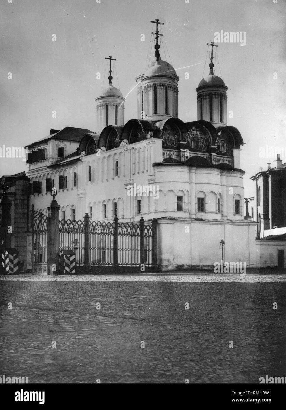 L'Église des Douze Apôtres dans le Kremlin de Moscou. Photo albumine Banque D'Images