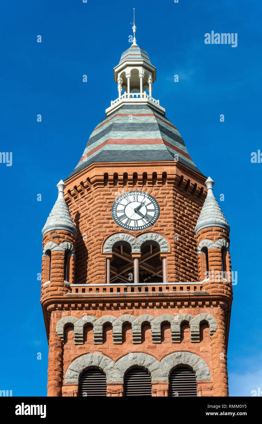 Dallas, Texas, États-Unis d'Amérique - 31 décembre 2016. Tour de Old Red Museum à Dallas, TX. Banque D'Images