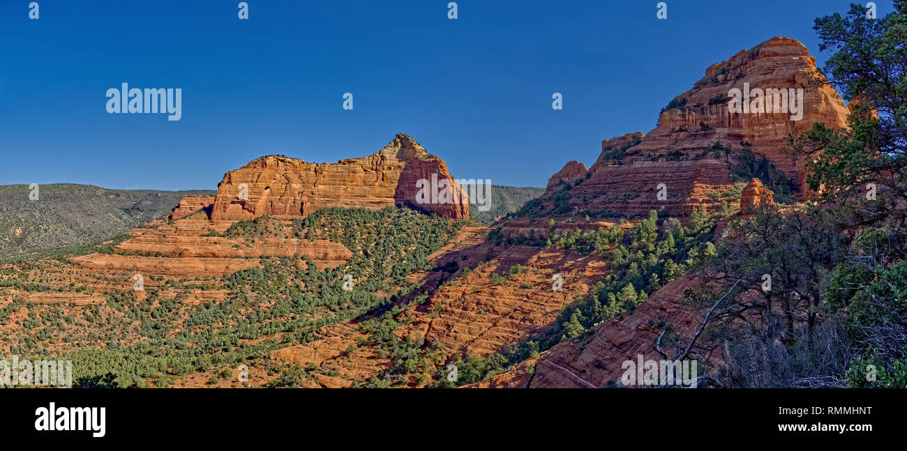Secteur nord d'Mitten Ridge, Sedona, Arizona, United States Banque D'Images