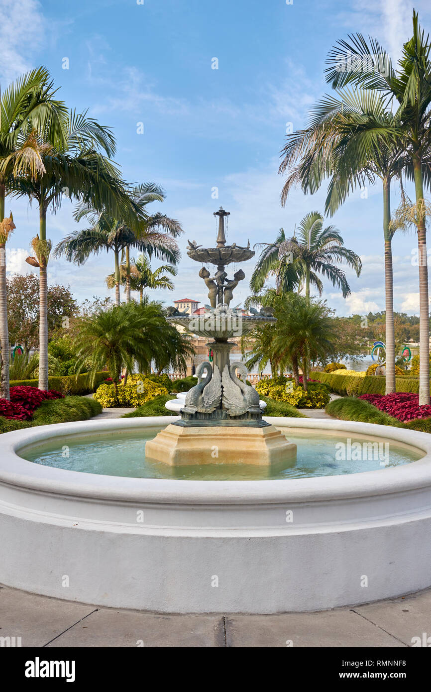 Fontaine à Hollis Gardens Banque D'Images