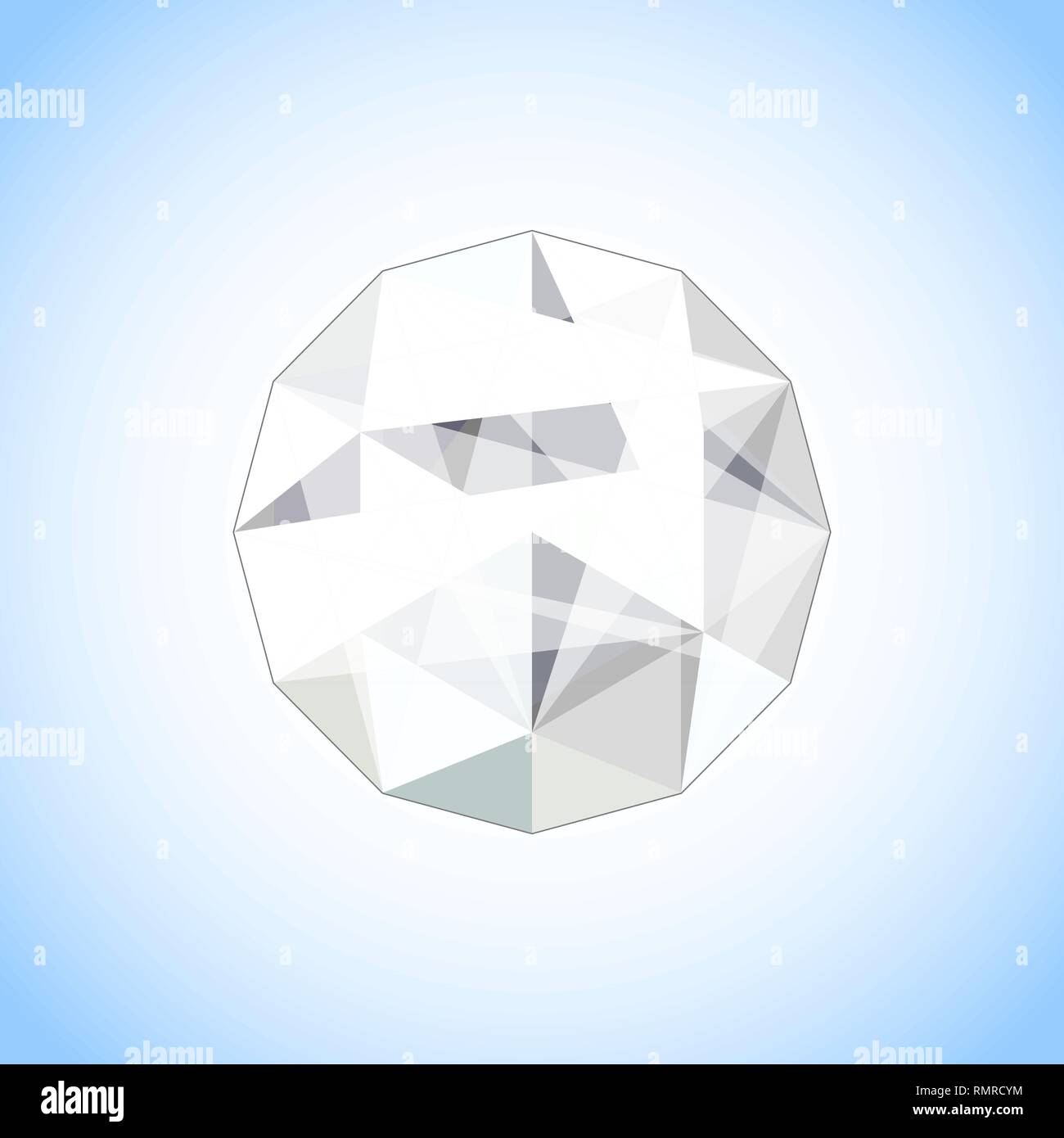 Bijoux diamant réaliste en forme. Vector illustration Gem. Illustration de Vecteur