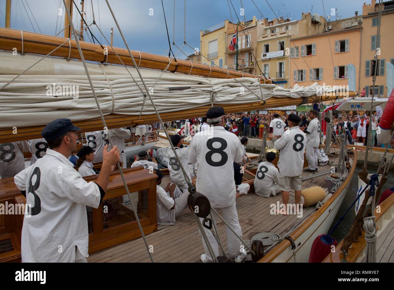 Moonbeam IV Voiles de Saint Tropez Banque D'Images