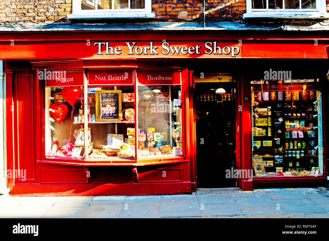 La York Sweet Shop, Low Petergate, York, Angleterre Banque D'Images