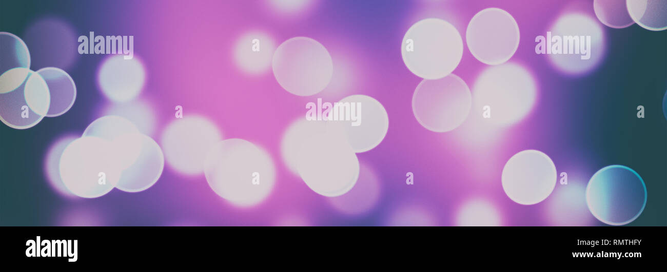 Abstract bokeh couleurs multiples lumières fond Banque D'Images