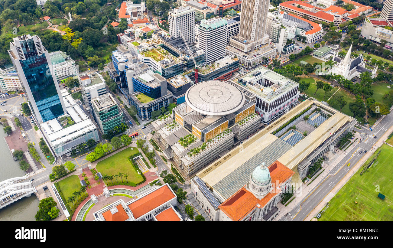 Cour suprême, Singapour Banque D'Images