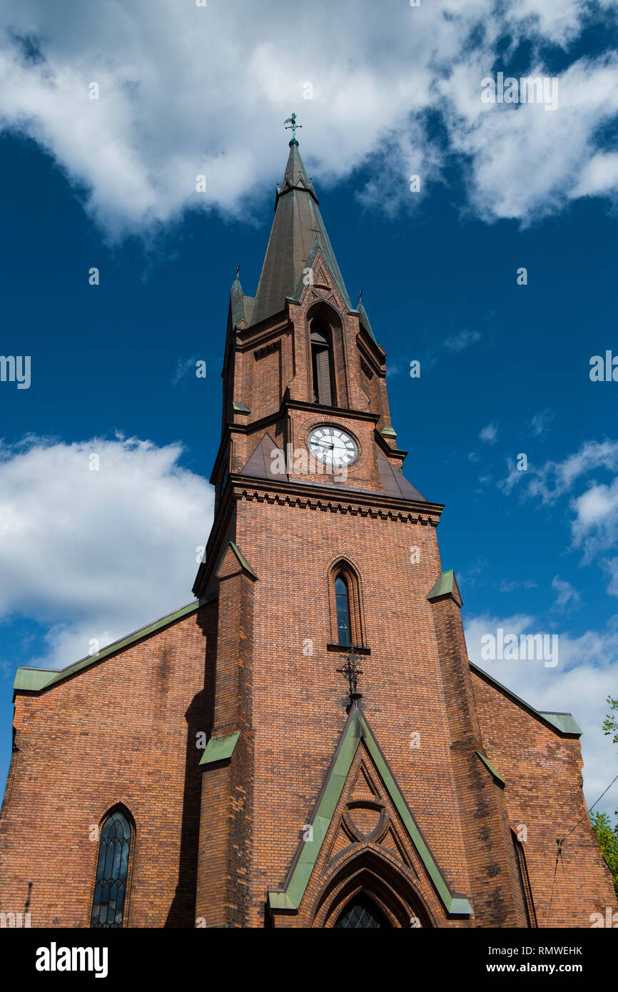 Une ancienne église de Moss, Norvège, près d'Oslo. Banque D'Images
