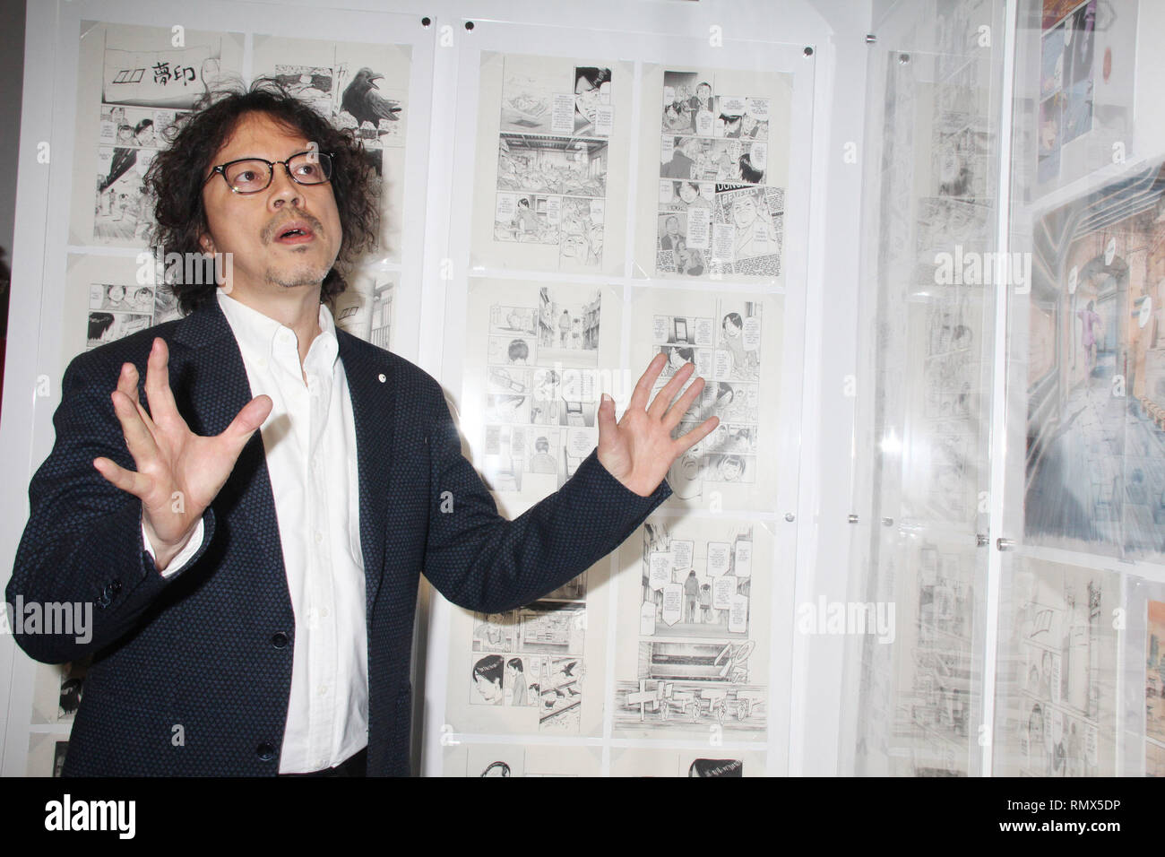 Naoki Urasawa 01/22/2019 'C'est Manga - l'Art de Naoki Urasawa' une séance tenue au Japon House Los Angeles à Los Angeles, CA Photo par Izumi Hasegawa / HollywoodNewsWire.co Banque D'Images