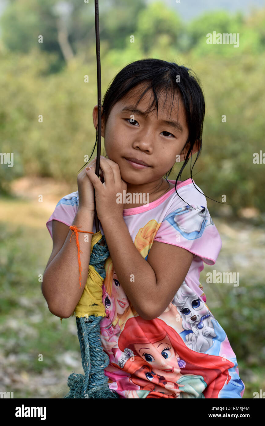 Fille d'ajo Banque D'Images