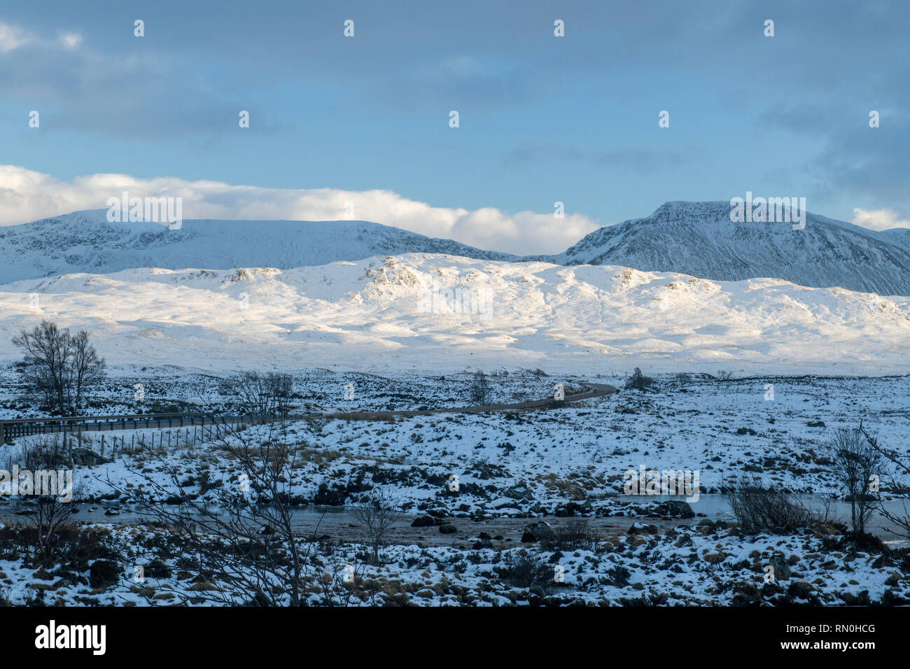 Rannoch Moor North West Highlands d'Ecosse Banque D'Images