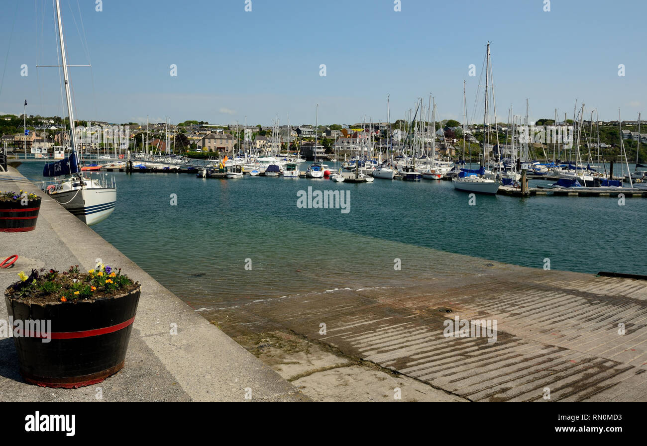 Kinsale marina, l'Irlande. Banque D'Images