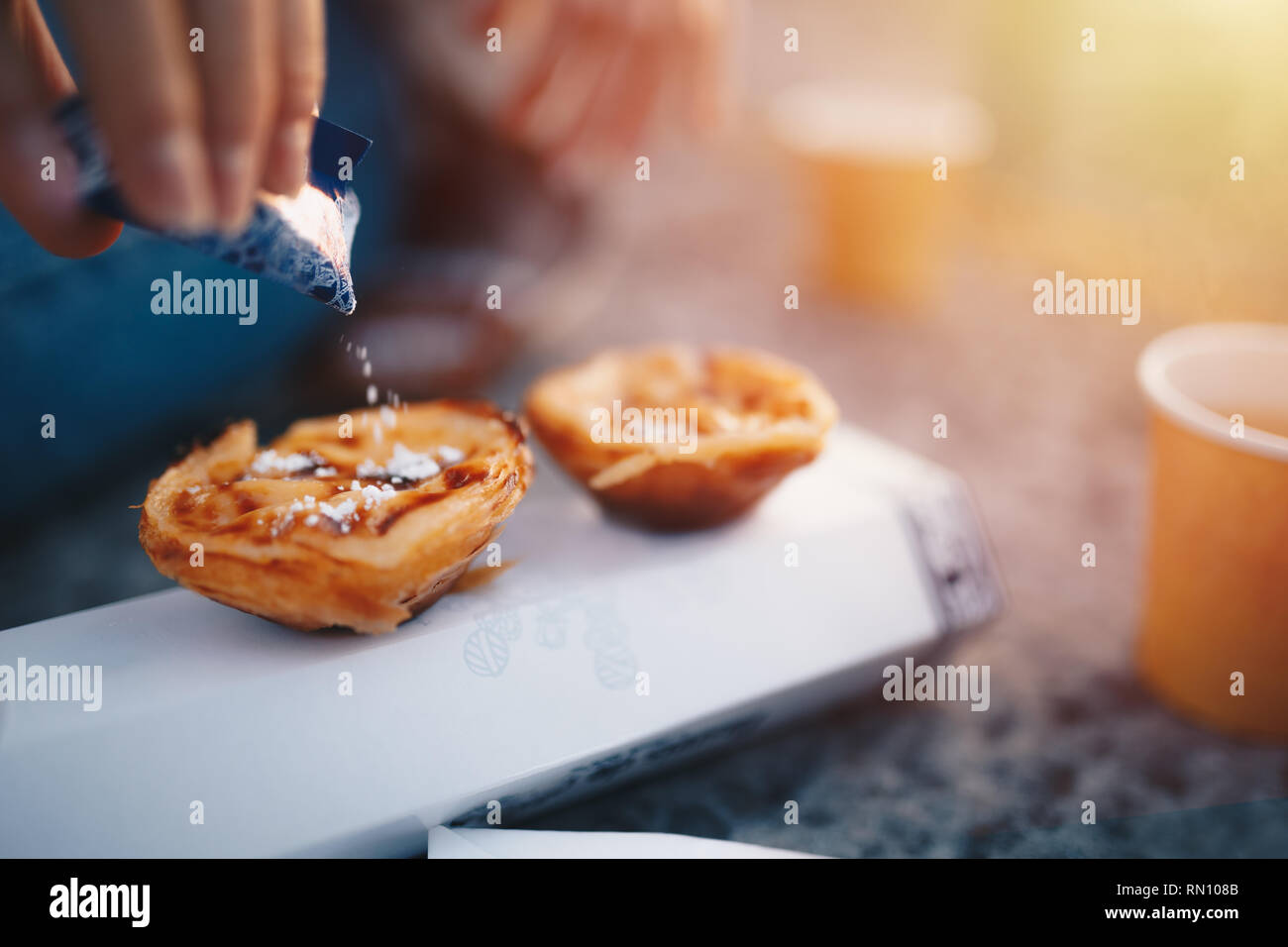 Typical Portuguese Cake Banque D Image Et Photos Alamy