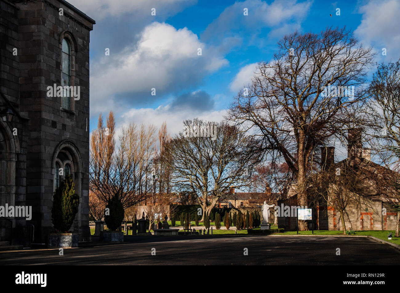 La concession de terrain des dirigeants de l'augmentation de 1916. Arbour Hill, Dublin, Irlande. De l'église Sacré-Cœur. Banque D'Images