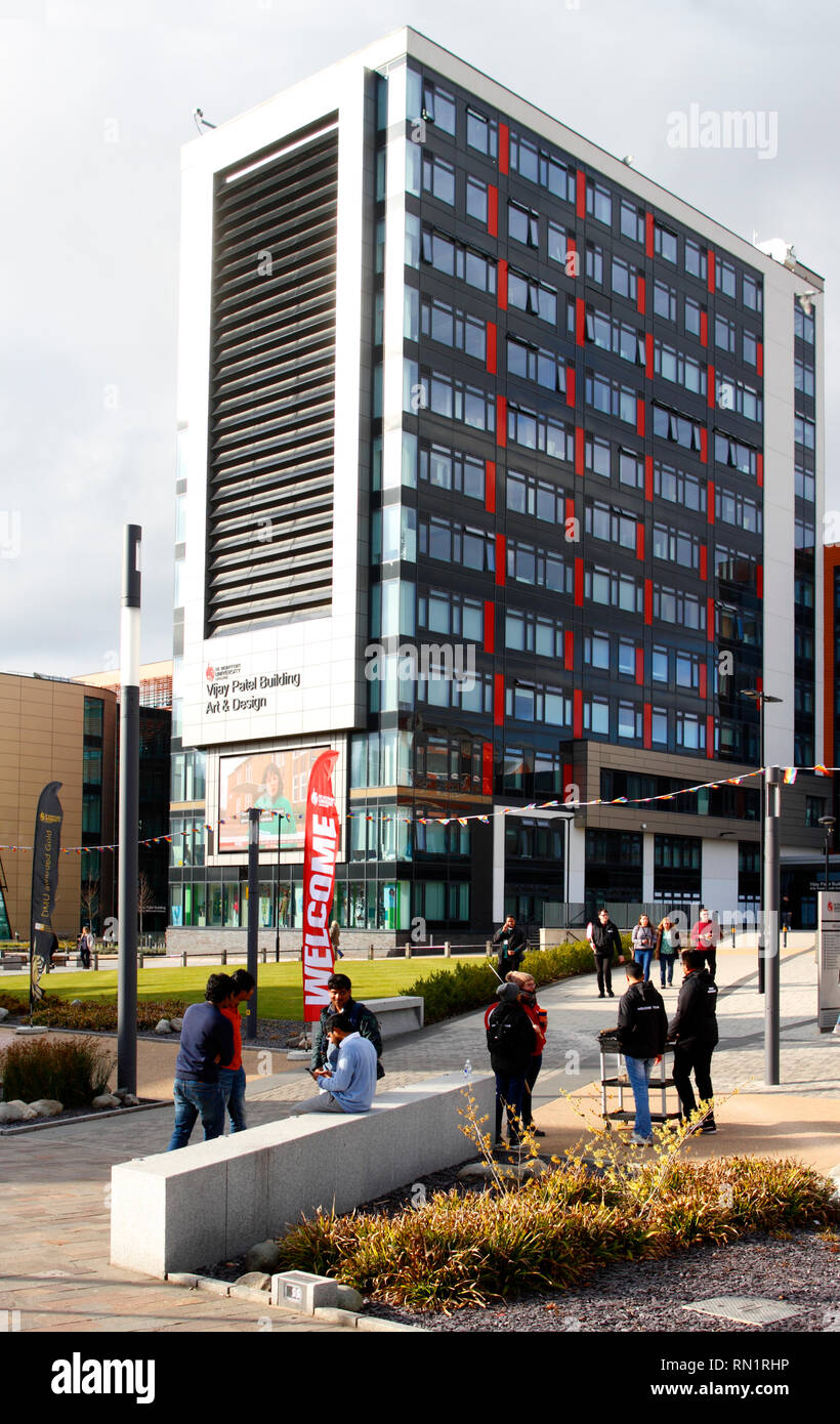 L'Université De Montfort Nom : Vijay Patel Bâtiment Date : 16/02/2019 Événement : Journée Portes Ouvertes adresse/lieu : Stephen Lawrence Research Centre, Université De Montfort Banque D'Images