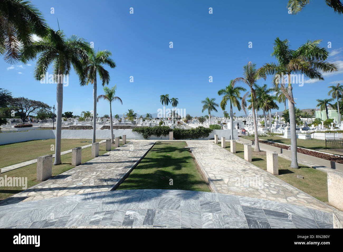 Cimetière de Santa Ifigenia, Santiago de Cuba, Cuba Banque D'Images