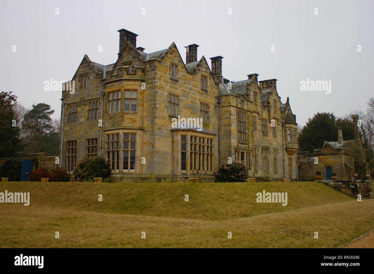 Dos de Scotney Castle dans le Kent, UK. Banque D'Images