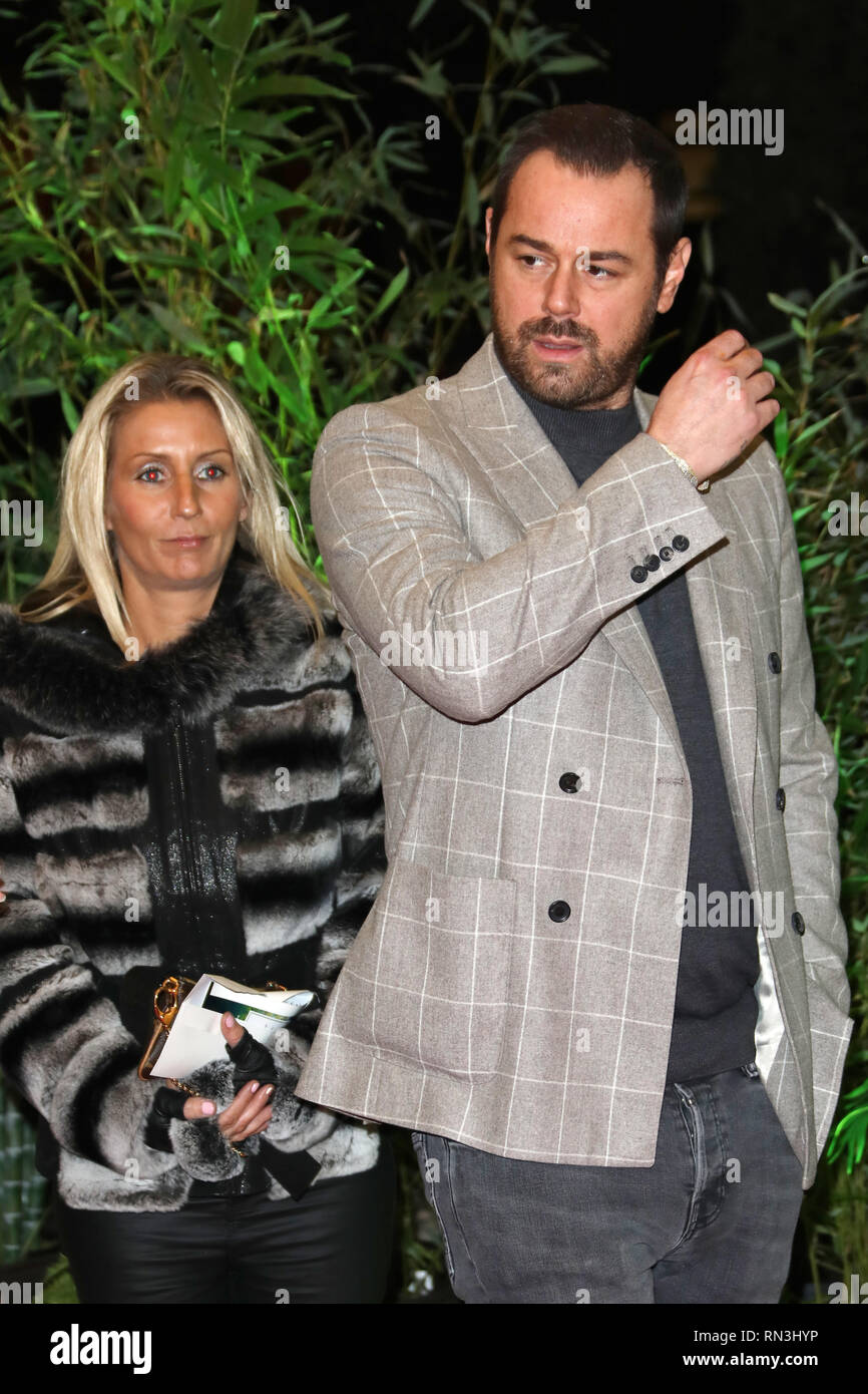 Le Cirque du Soleil son totem premiere comprend : Danny Dyer, Joanne Mas Où : London, Royaume-Uni Quand : 16 Jan 2019 Credit : Lia Toby/WENN.com Banque D'Images