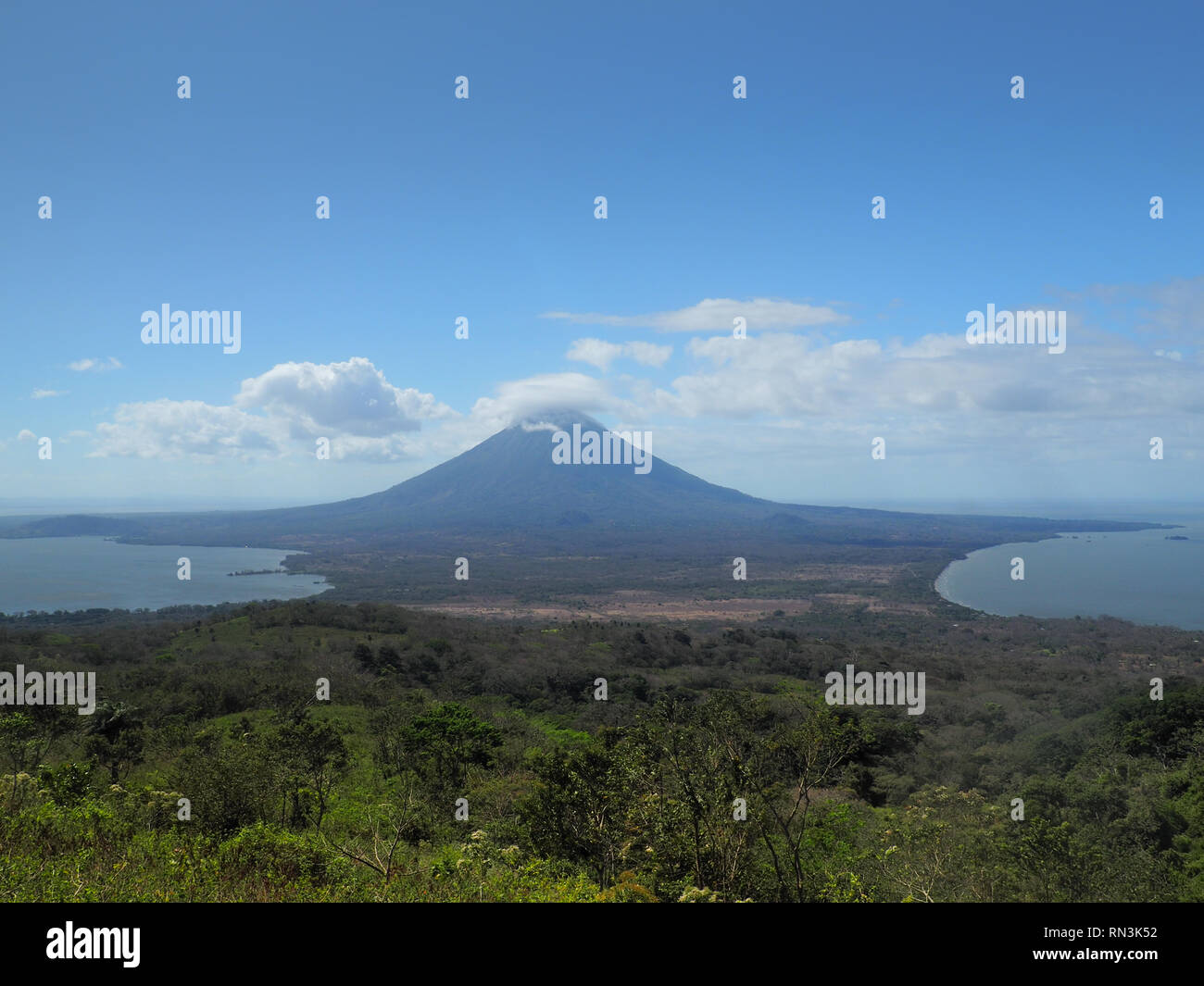 Volcan Concepcion sur Isla Ometepe, Nicaragua Banque D'Images