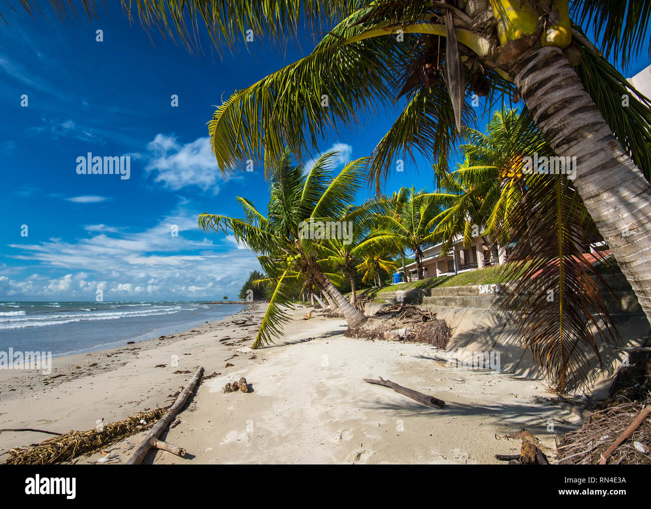 Au cours de l'île de Labuan journée ensoleillée Banque D'Images