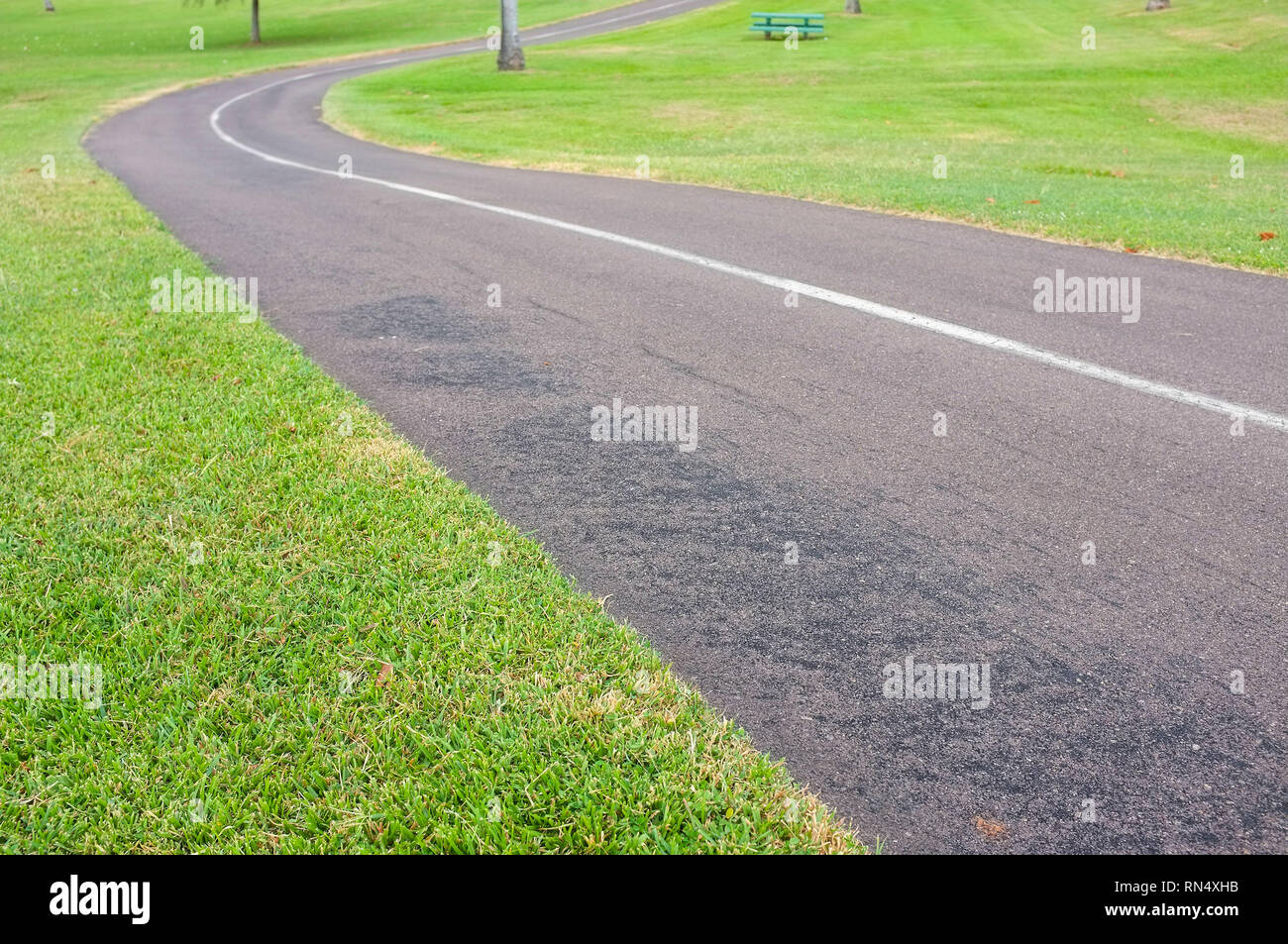 Randonnée pédestre et piste cyclable le long d'East Point, à Darwin, Territoire du Nord, Australie. Banque D'Images