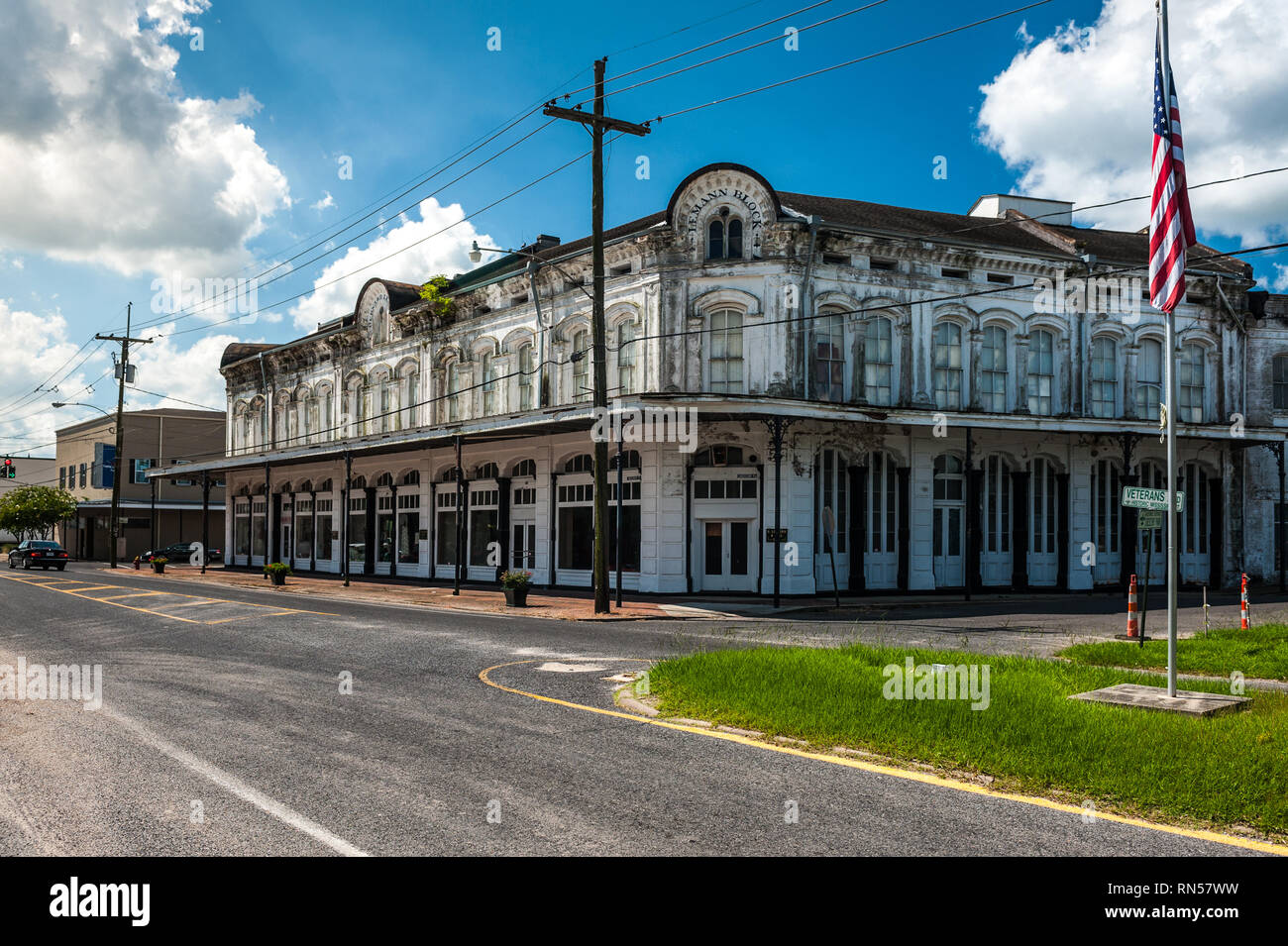 Quartier historique de Donaldsonville, Louisiana, États-Unis d'Amérique, Amérique du Nord Banque D'Images