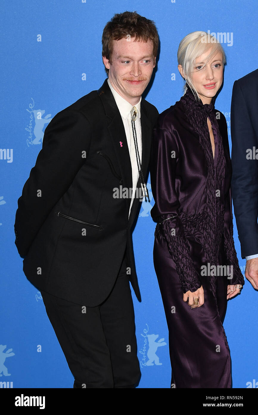 Caleb Landry Jones et Andrea Riseborough assister au 69e Festival du Film de Berlin photocall pour la bonté des étrangers © Paul Treadway Banque D'Images