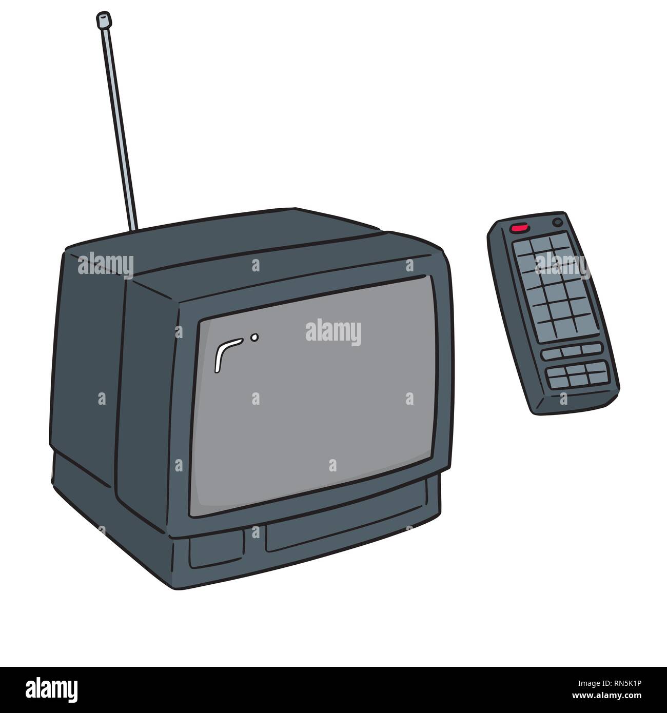Vector set of television Illustration de Vecteur