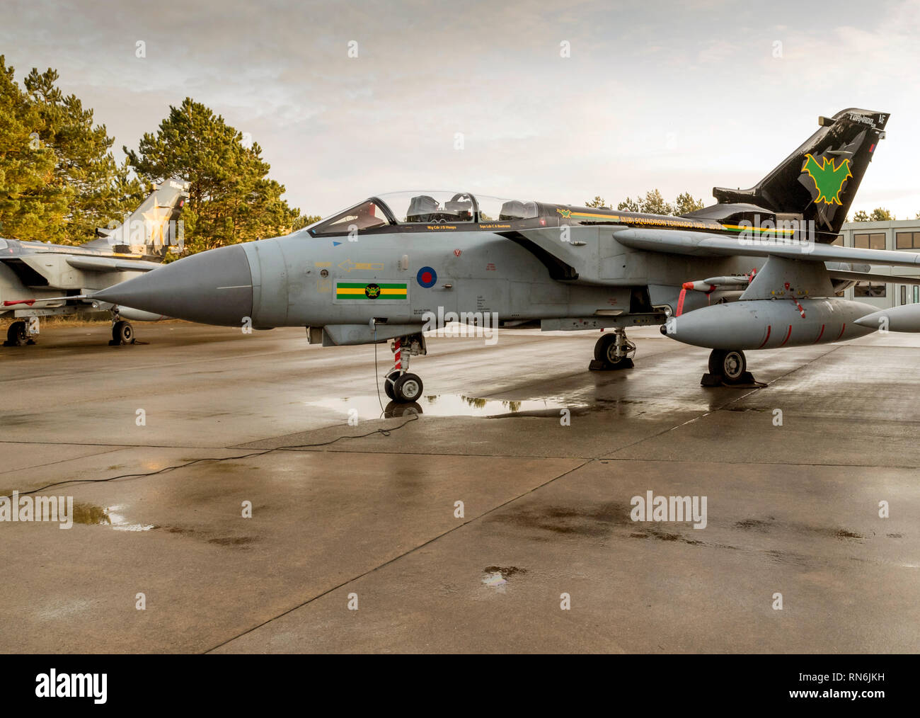 RAF Tornado Gr4 à RAF Marham Banque D'Images