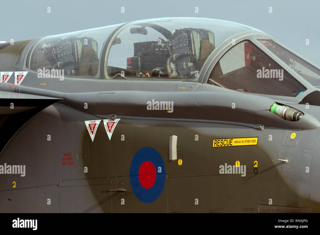 RAF Tornado Gr4 à RAF Marham dans de nouvelles couleurs Camo scheme Banque D'Images