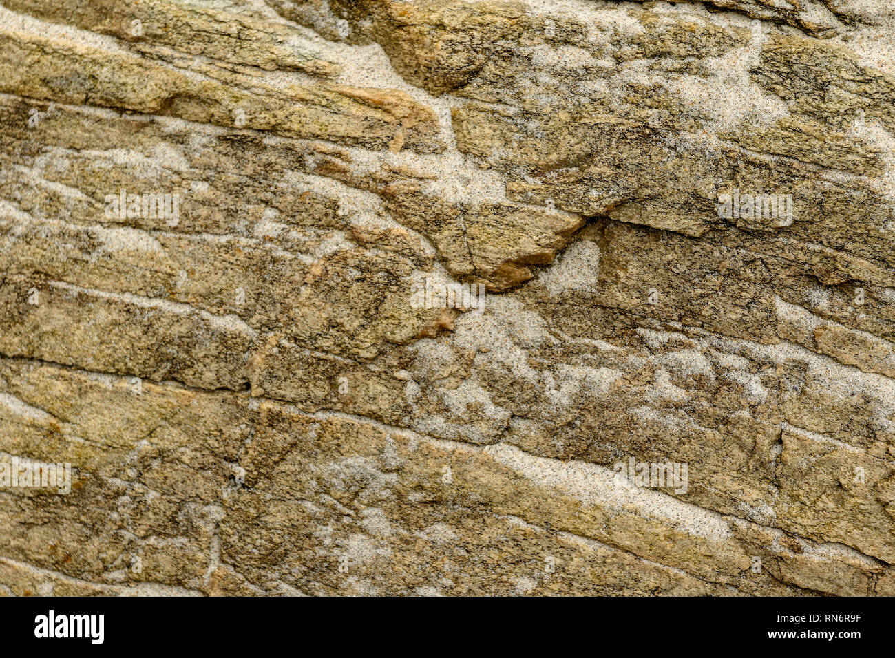 Résumé de roches et de sable lisse sur Magera plage, près de l'hôtel Adara, d'Irlande, Europe Banque D'Images