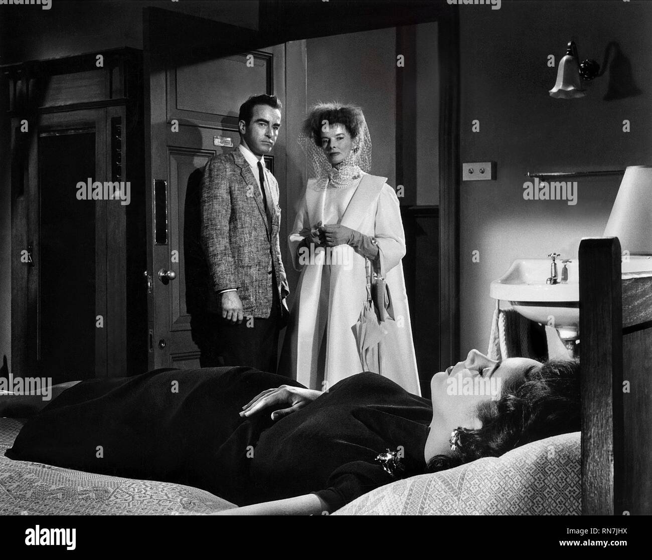 CLIFT,HEPBURN,TAYLOR, Soudain l'été dernier, 1959 Banque D'Images