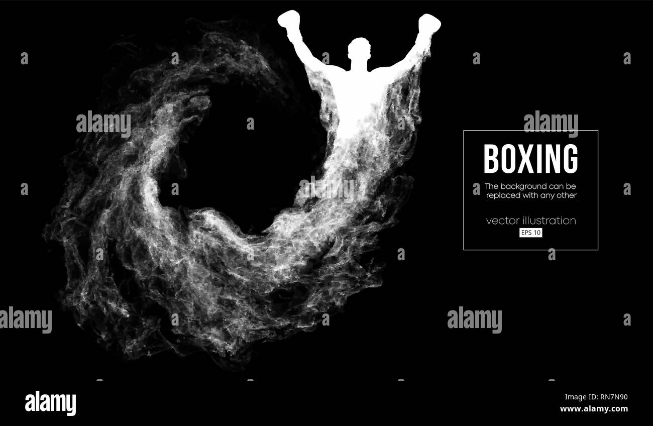 Résumé d'ossature d'un boxeur, MMA, ufc fighter Illustration de Vecteur
