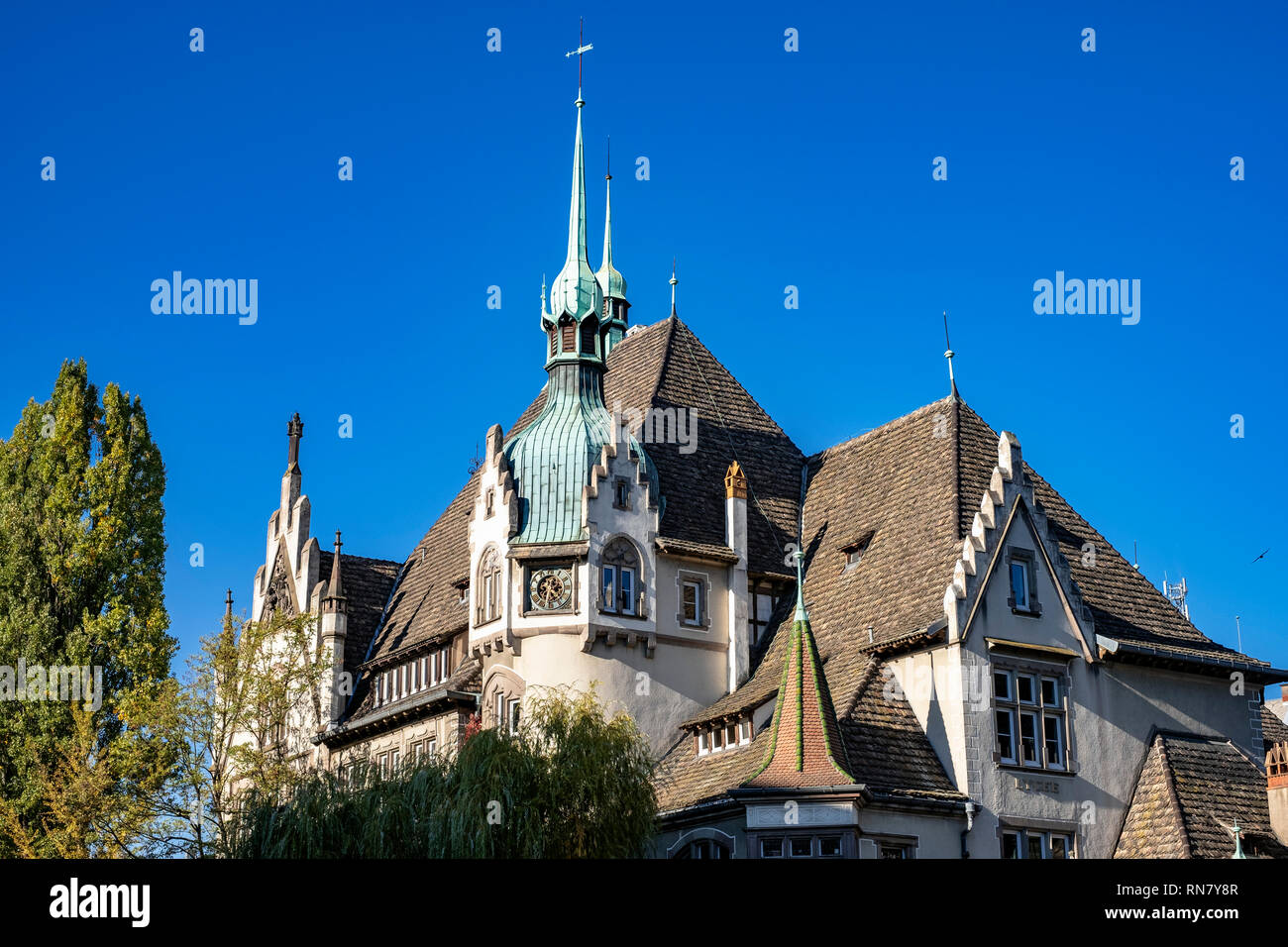 Strasbourg, Alsace, France, Lycée des Pontonniers, international high school, Banque D'Images