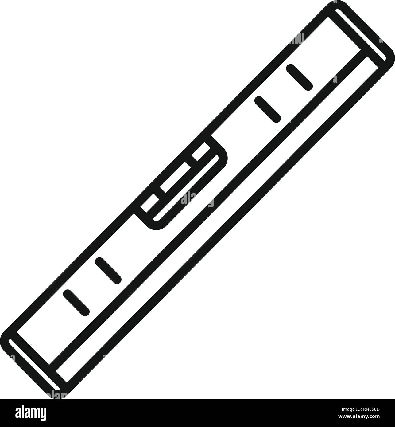 L'équilibre de l'eau pour l'outil de l'icône. L'eau contour balance tool craft icône vecteur pour la conception web isolé sur fond blanc Illustration de Vecteur
