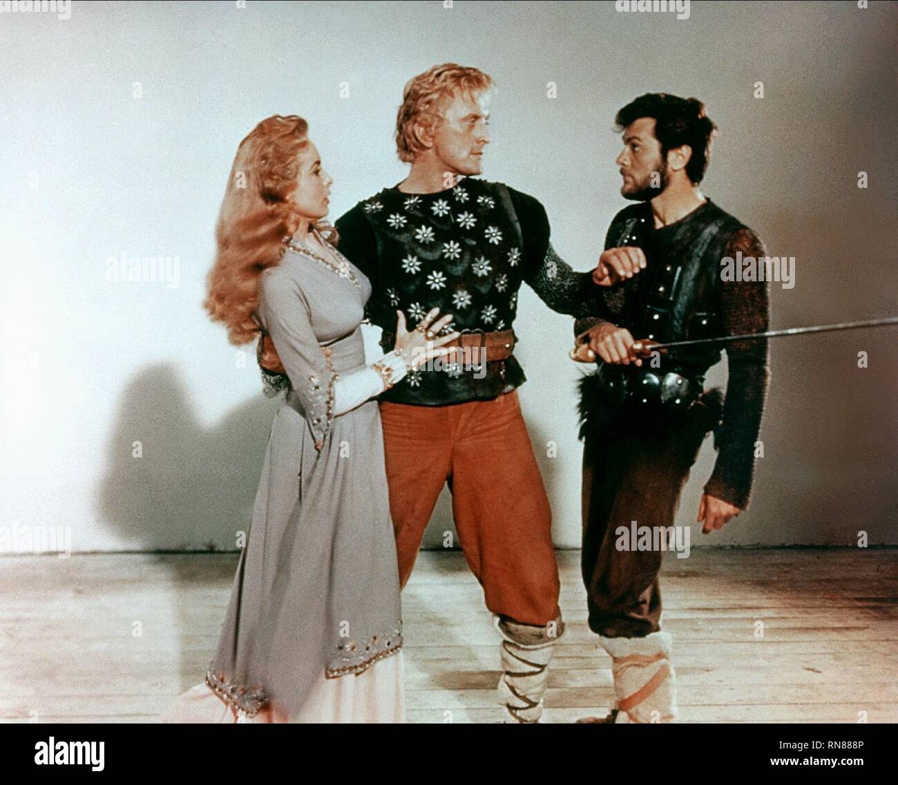 LEIGH,DOUGLAS,CURTIS, LES VIKINGS, 1958 Banque D'Images