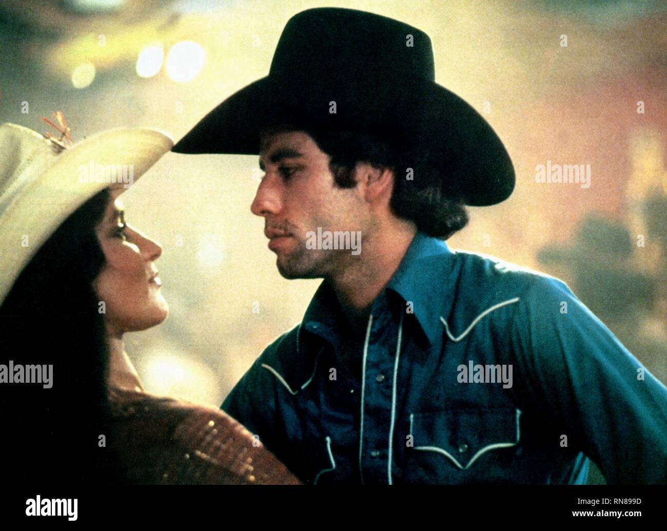 TRAVOLTA,SMITH-Osborne, 1980, Urban Cowboy Banque D'Images