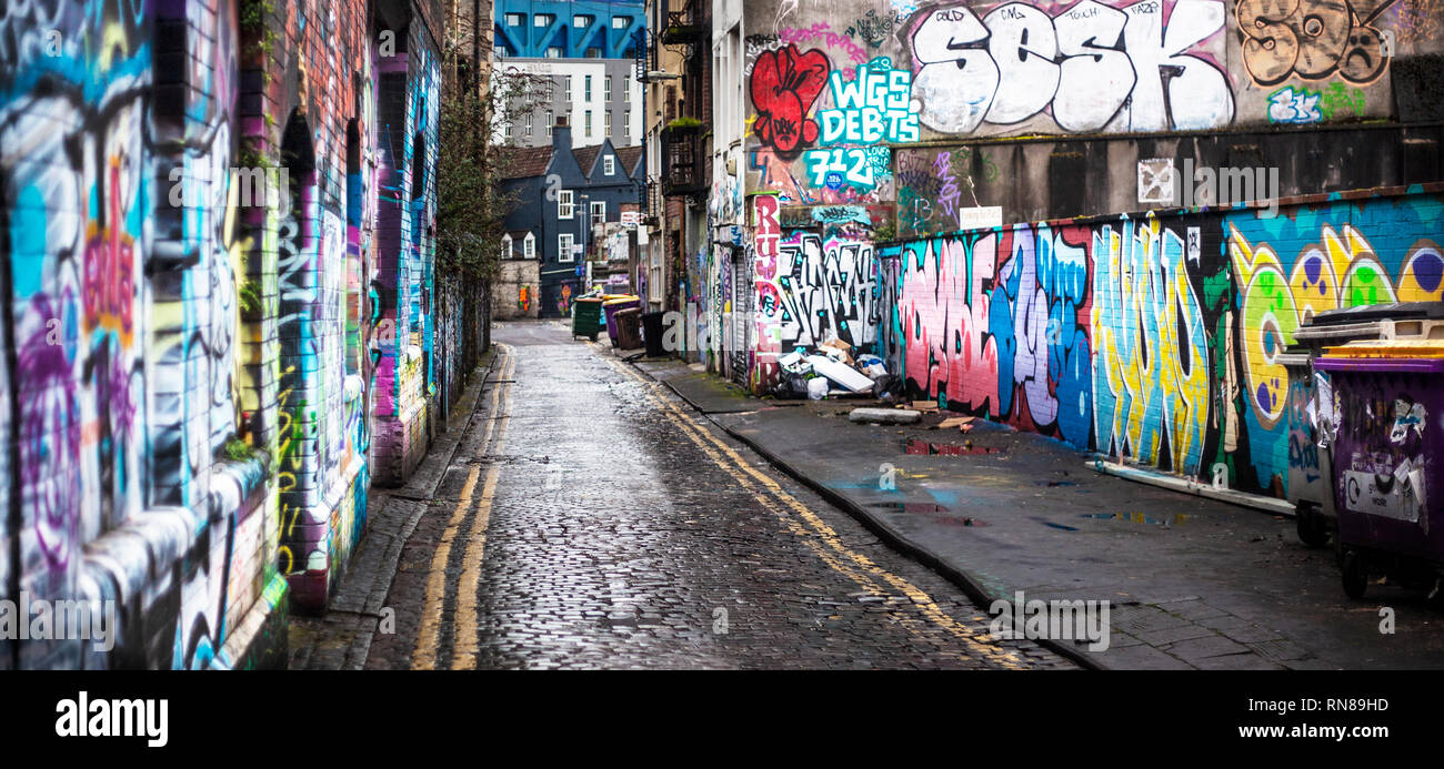 Bristol Street Art Stokes Croft , Bristol England, UK Banque D'Images
