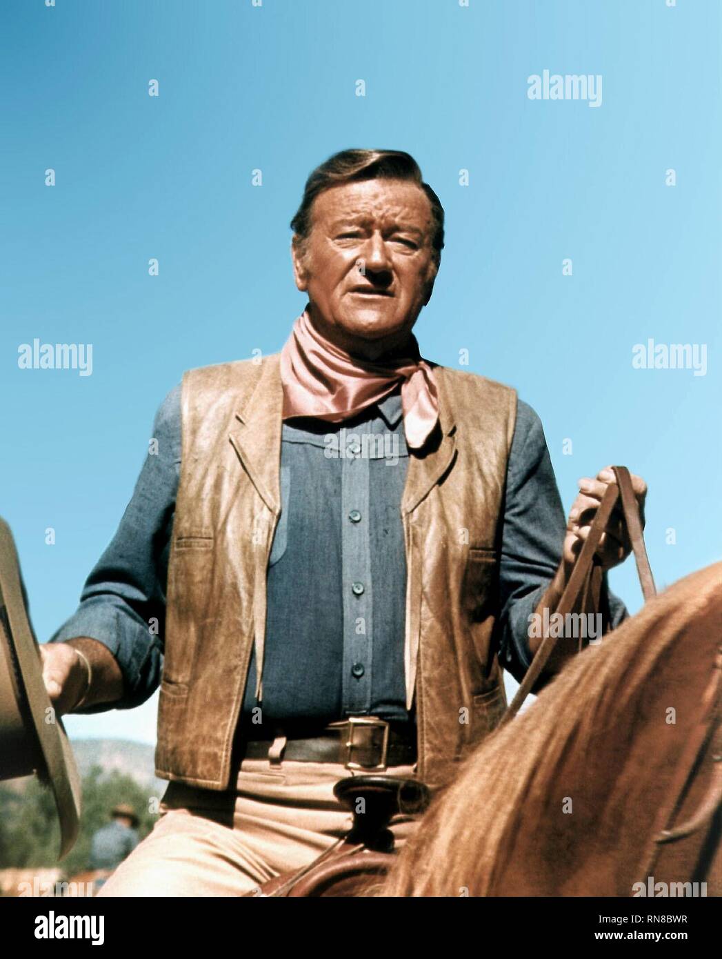JOHN WAYNE, CHISUM, 1970 Banque D'Images