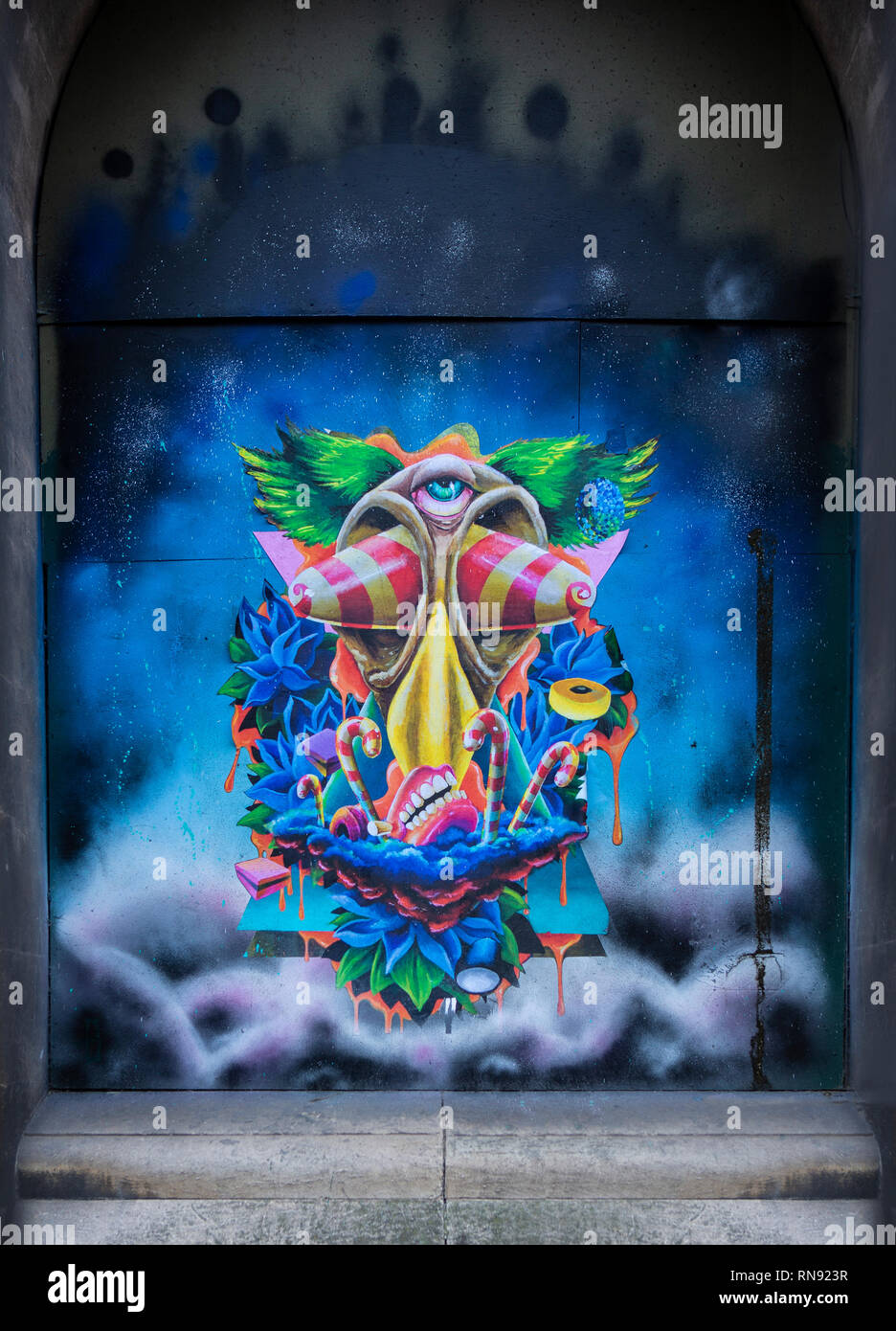 BRISTOL, Royaume-Uni - 16 février 2019 : , Street Art , Bristol Bristol England, UK Banque D'Images