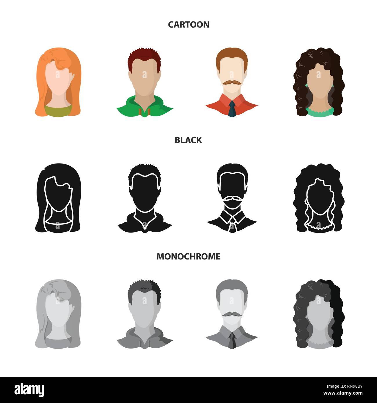 Vector illustration of professional et symbole de la photo. Collection ...