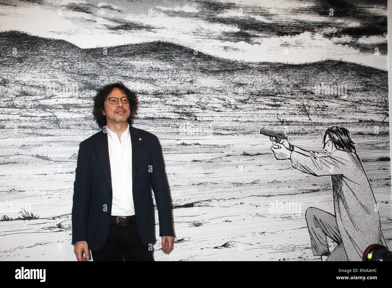 Naoki Urasawa 01/22/2019 'C'est Manga - l'Art de Naoki Urasawa' une séance tenue au Japon House Los Angeles à Los Angeles, CA Photo : Cronos/Hollywood News Banque D'Images