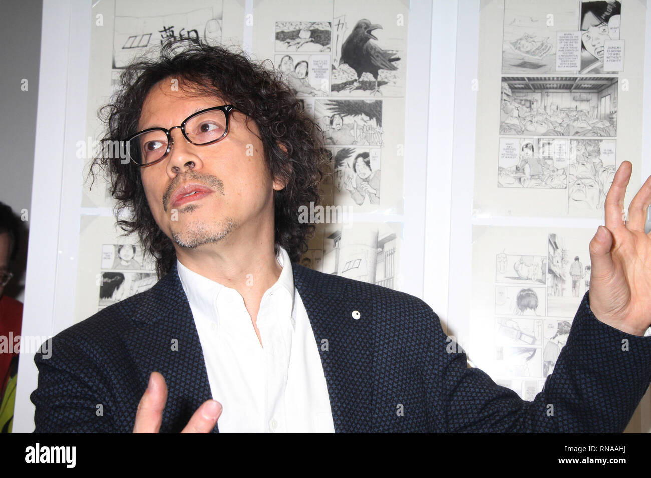 Naoki Urasawa 01/22/2019 'C'est Manga - l'Art de Naoki Urasawa' une séance tenue au Japon House Los Angeles à Los Angeles, CA Photo : Cronos/Hollywood News Banque D'Images